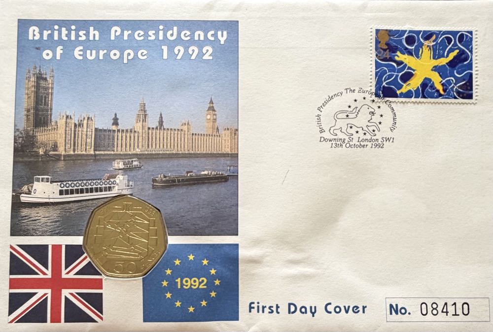 1992 Presidency Of Europe 50p FDC  coin collectible - Main Image 3
