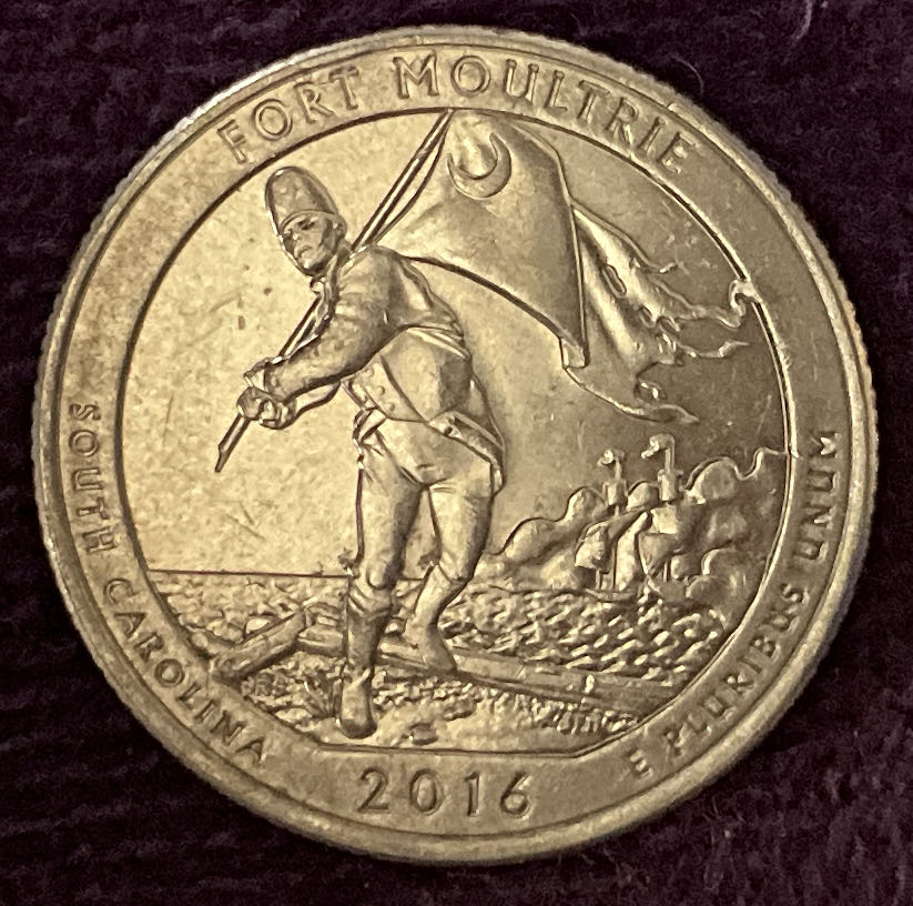 Quarter Fort Moultrie 2016 D 2  coin collectible - Main Image 4