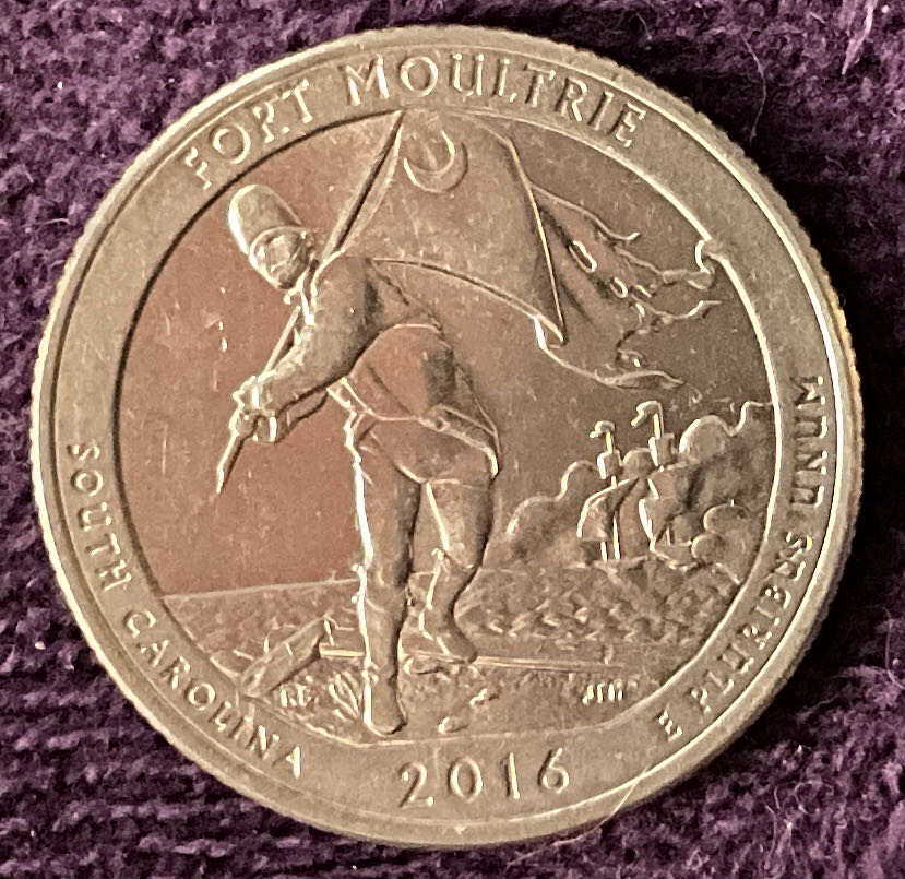 Quarter Fort Moultrie 2016 D 2  coin collectible - Main Image 6