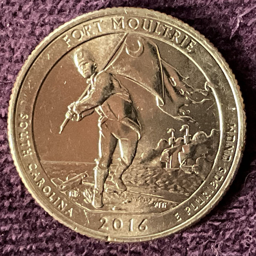 Quarter Fort Moultrie 2016 D 3  coin collectible - Main Image 6