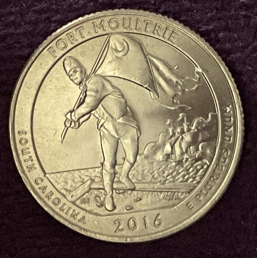 Quarter Fort Moultrie 2016 D 4  coin collectible - Main Image 4
