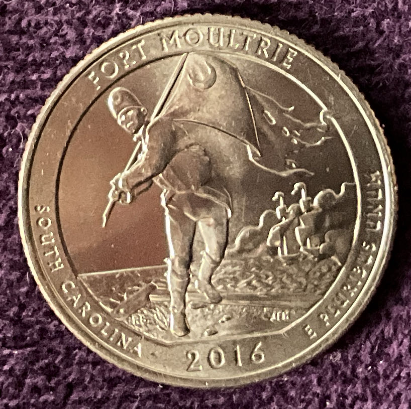 Quarter Fort Moultrie 2016 D 4  coin collectible - Main Image 6