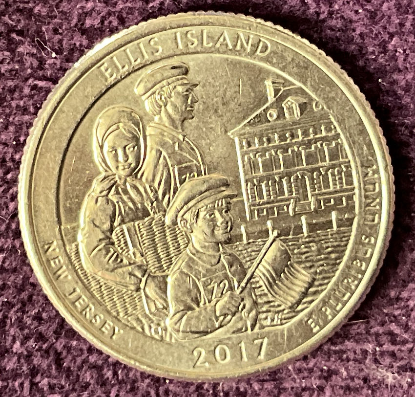 Quarter Ellis Island 2017 D 1  coin collectible - Main Image 2