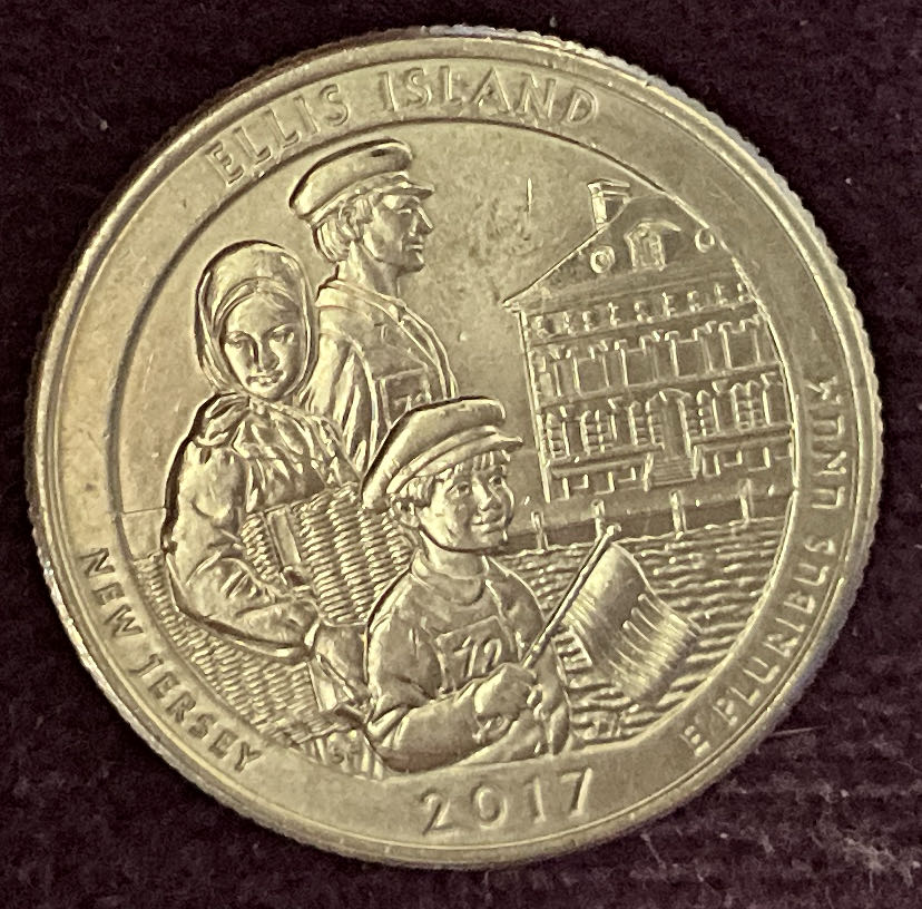 Quarter Ellis Island 2017 D 1  coin collectible - Main Image 4