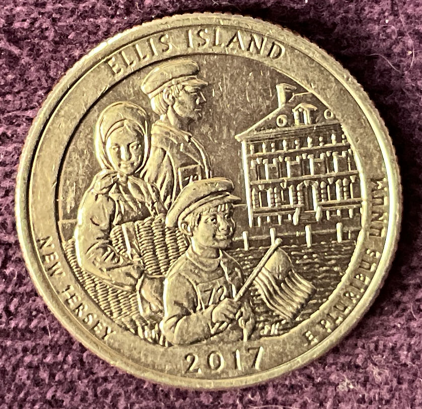 Quarter Ellis Island 2017 D 2  coin collectible - Main Image 2