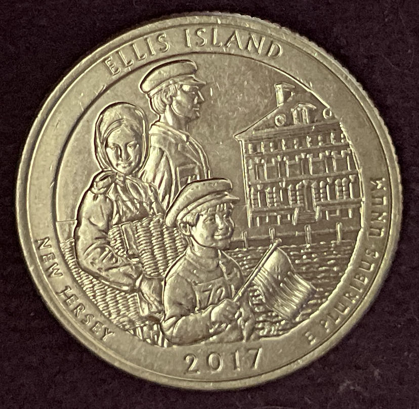 Quarter Ellis Island 2017 D 2  coin collectible - Main Image 4