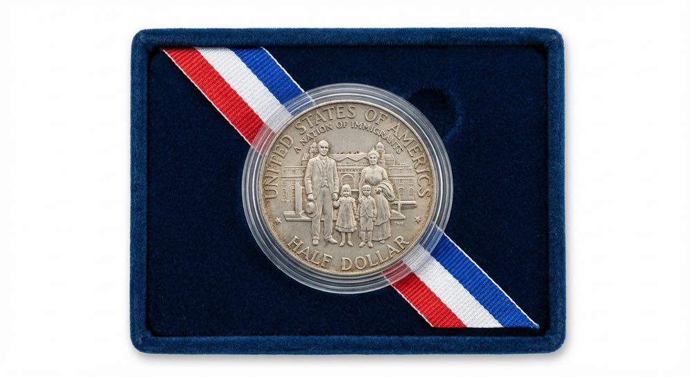 Statue of Liberty Centennial Commemorative Half Dollar  coin collectible - Main Image 2