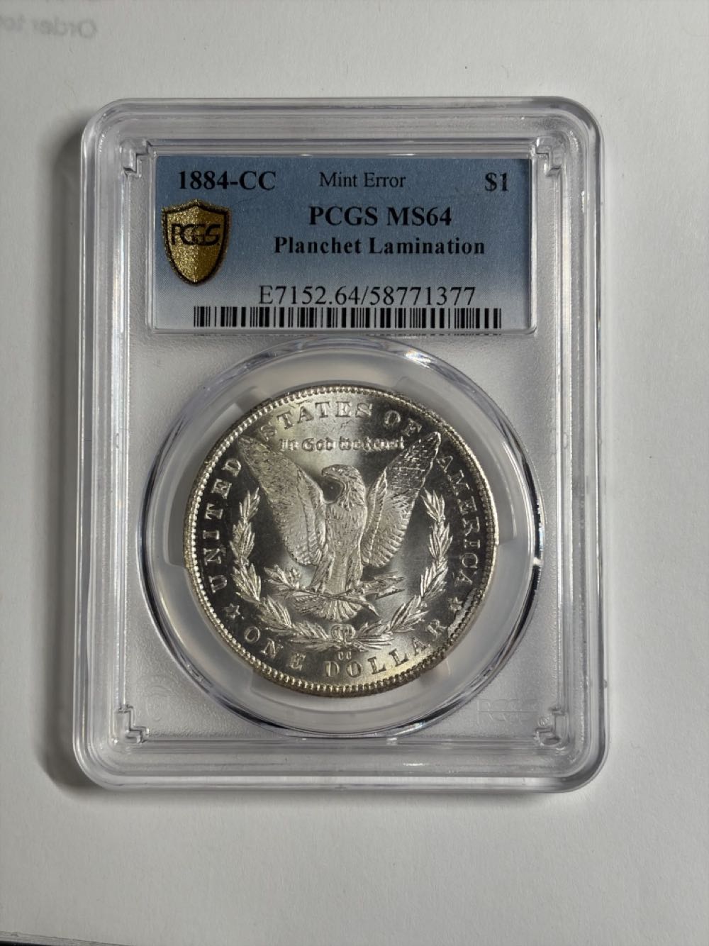 White 1909 Silver Ingot