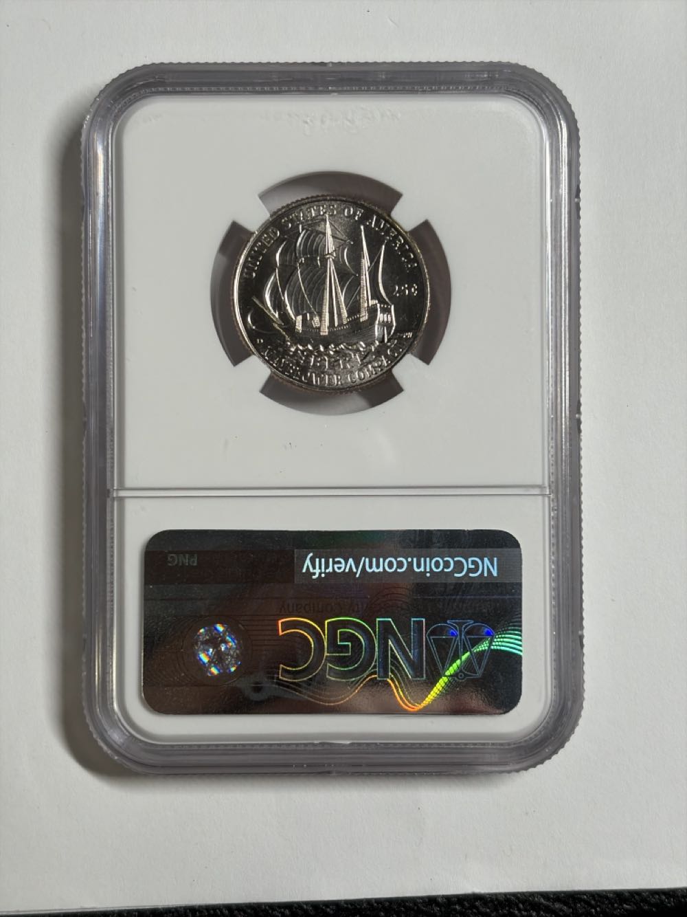 2026-D 25c 250 Anniversary Mayflower Compact  coin collectible [Barcode 8695248006] - Main Image 2