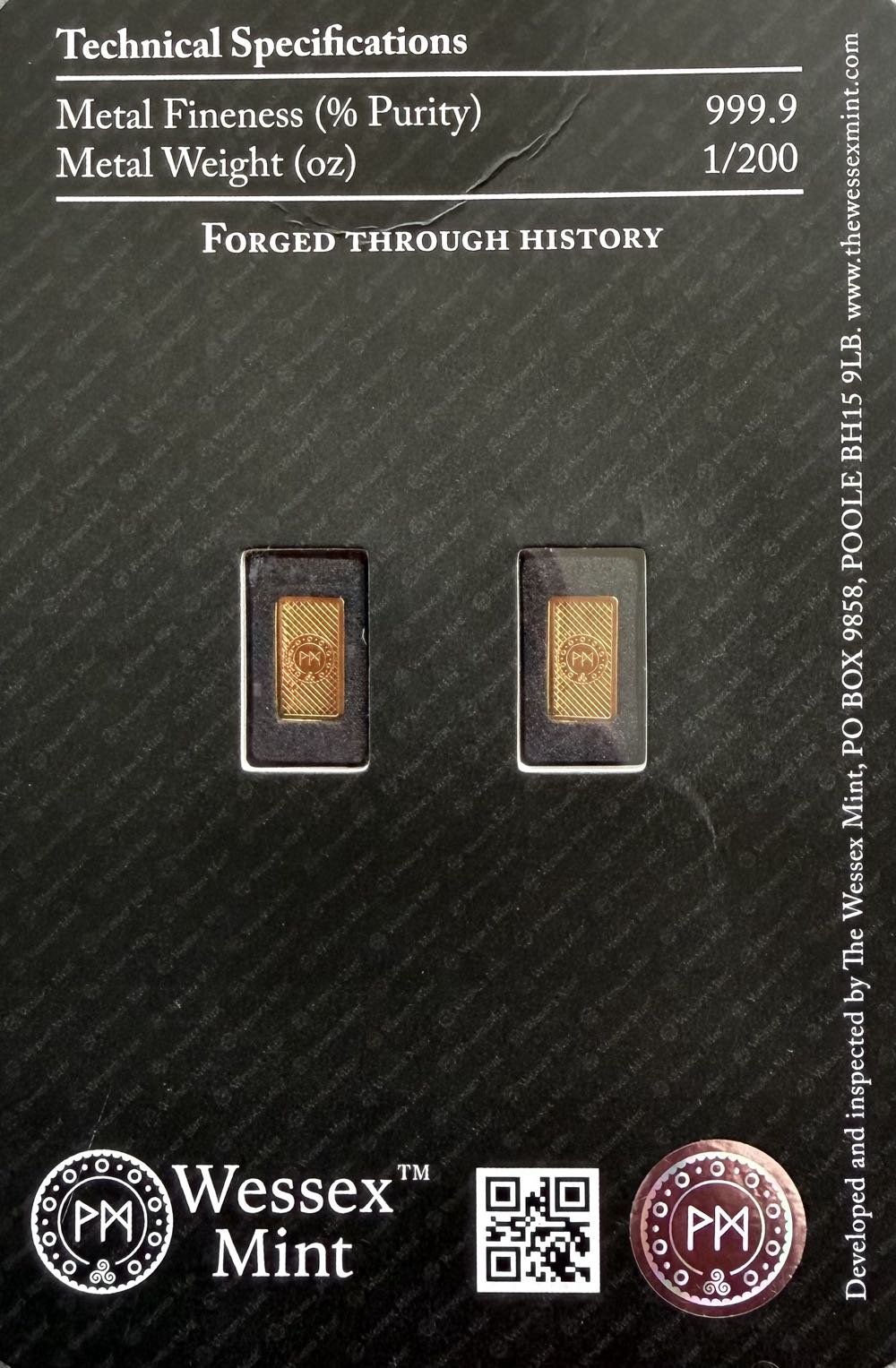 Wessex Mint Eagle Gold X 2  coin collectible - Main Image 2