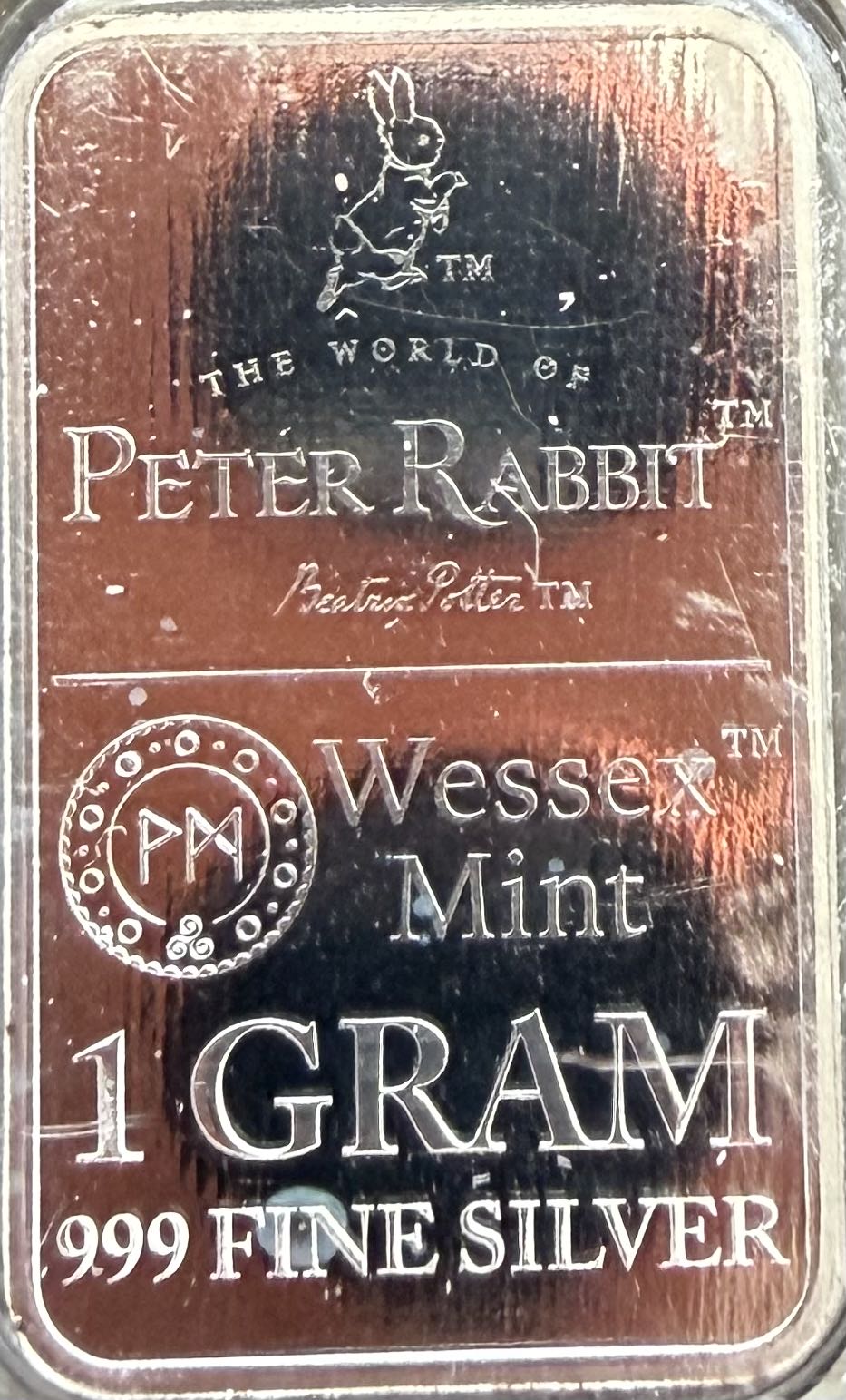 Wessex Mint Peter Rabbit Silver x 2  coin collectible - Main Image 3