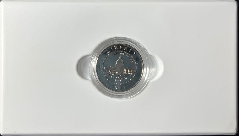 2001 United States Capitol Visitor Center Commemorative Coin Program  coin collectible - Main Image 2