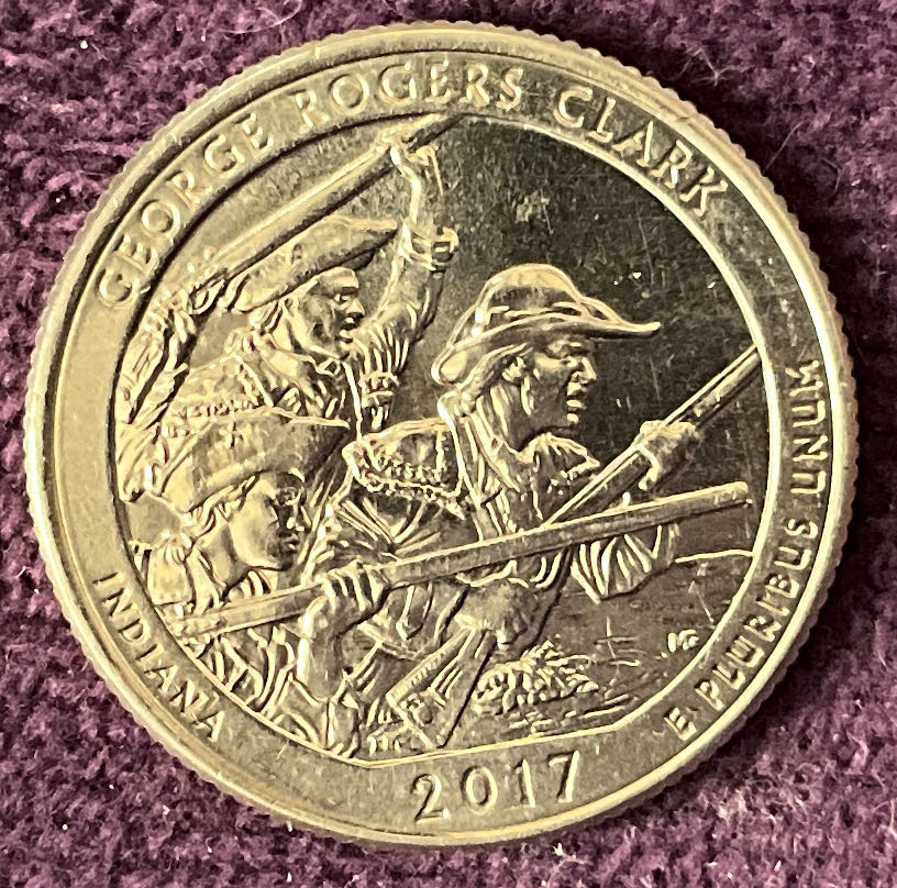 Quarter George Rogers Clark 2017 D 1  coin collectible - Main Image 2