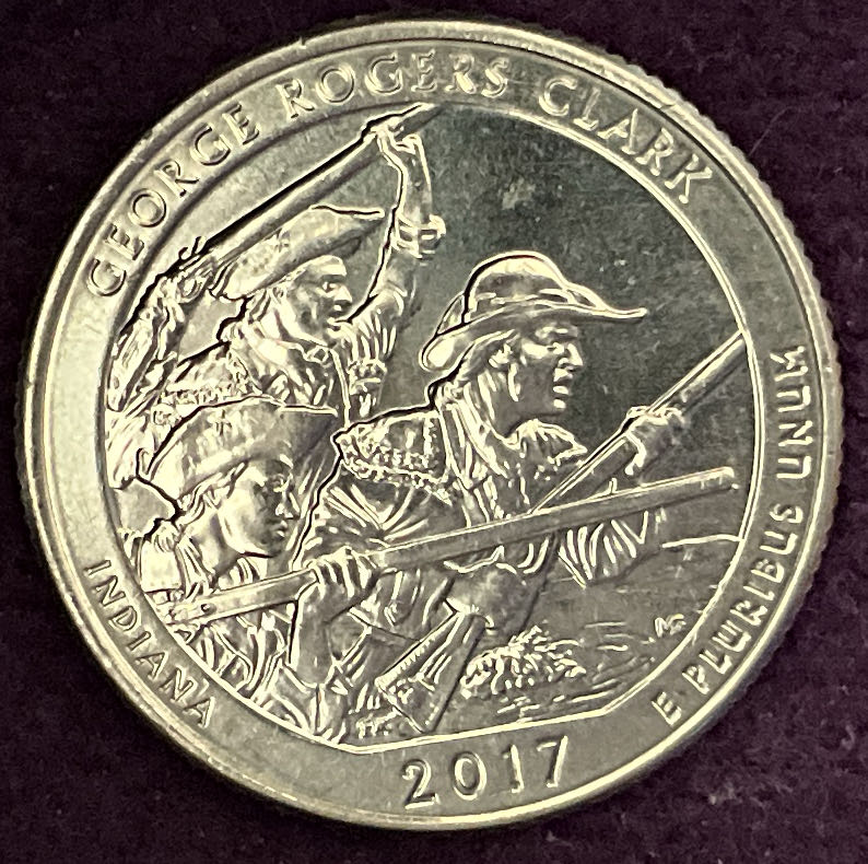Quarter George Rogers Clark 2017 D 1  coin collectible - Main Image 4