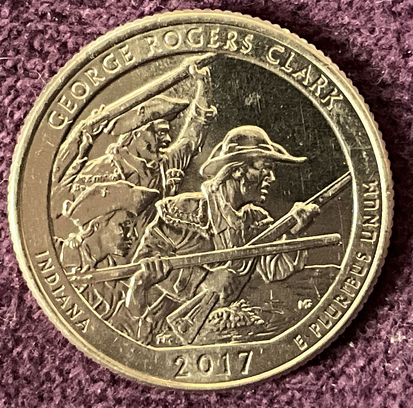 Quarter George Rogers Clark 2017 D 1  coin collectible - Main Image 6