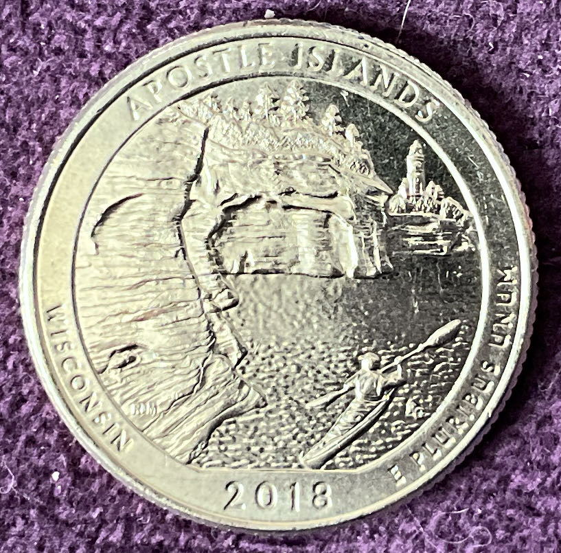 Quarter Apostle Islands 2018 D 1  coin collectible - Main Image 2