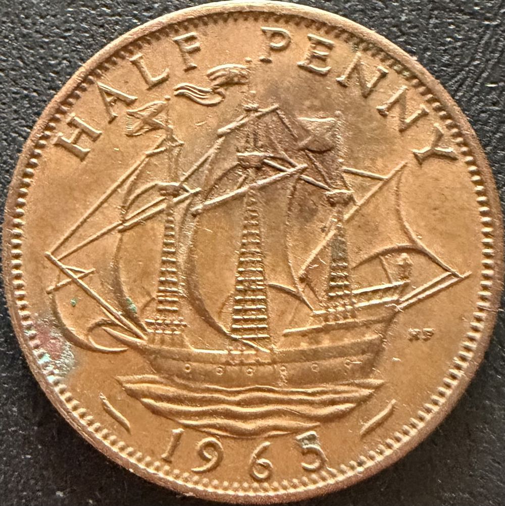 1937 George VI Half Penny