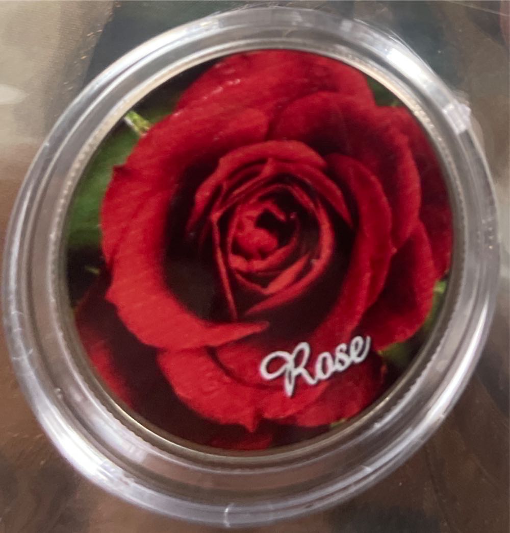 Half Dollar: Flower Rose