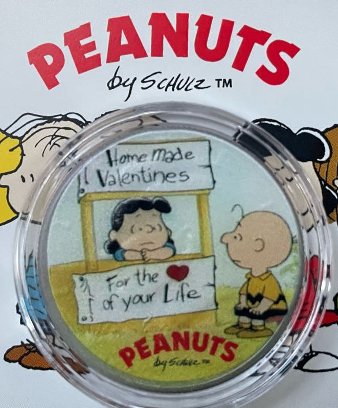 Half Dollar: Peanuts Lucy Valentine