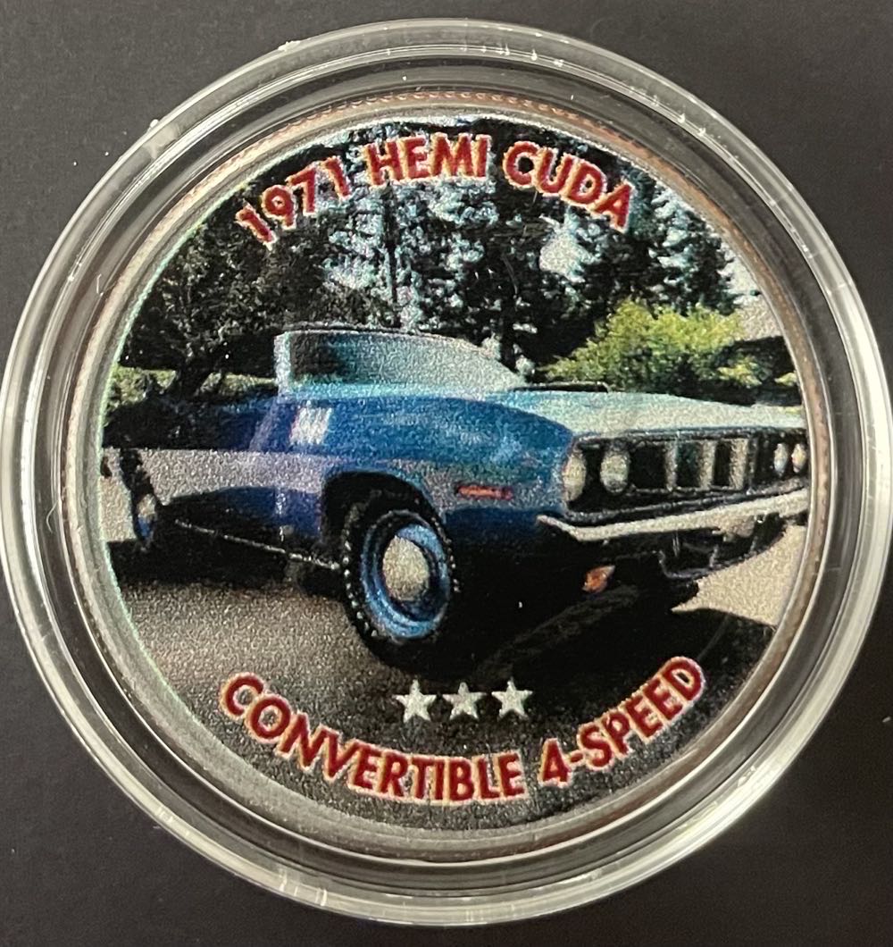 Half Dollar: Muscle Car 1971 Hemi Cuda