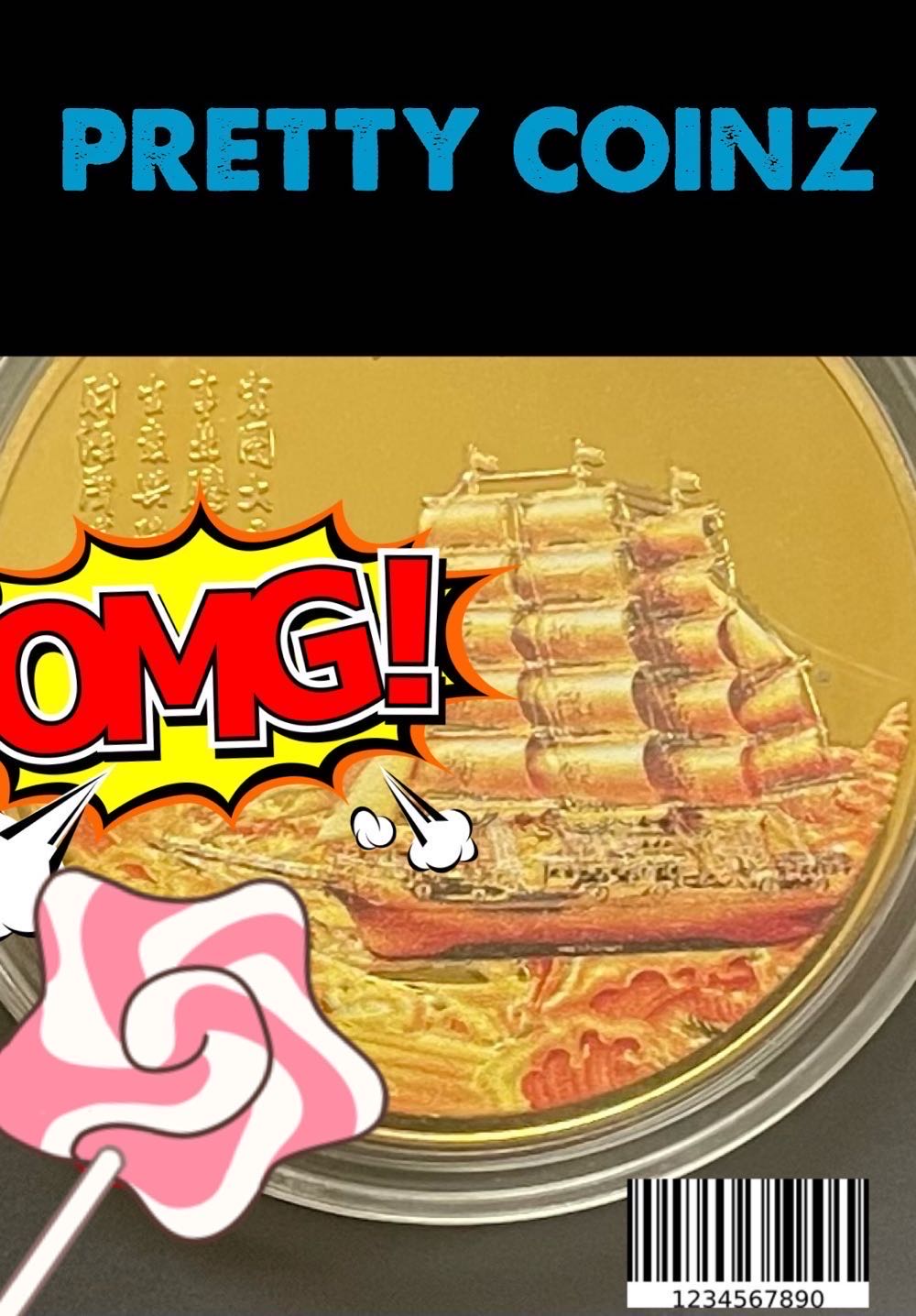 **ZINE - Golden Coin Good Luck: Sail Boat