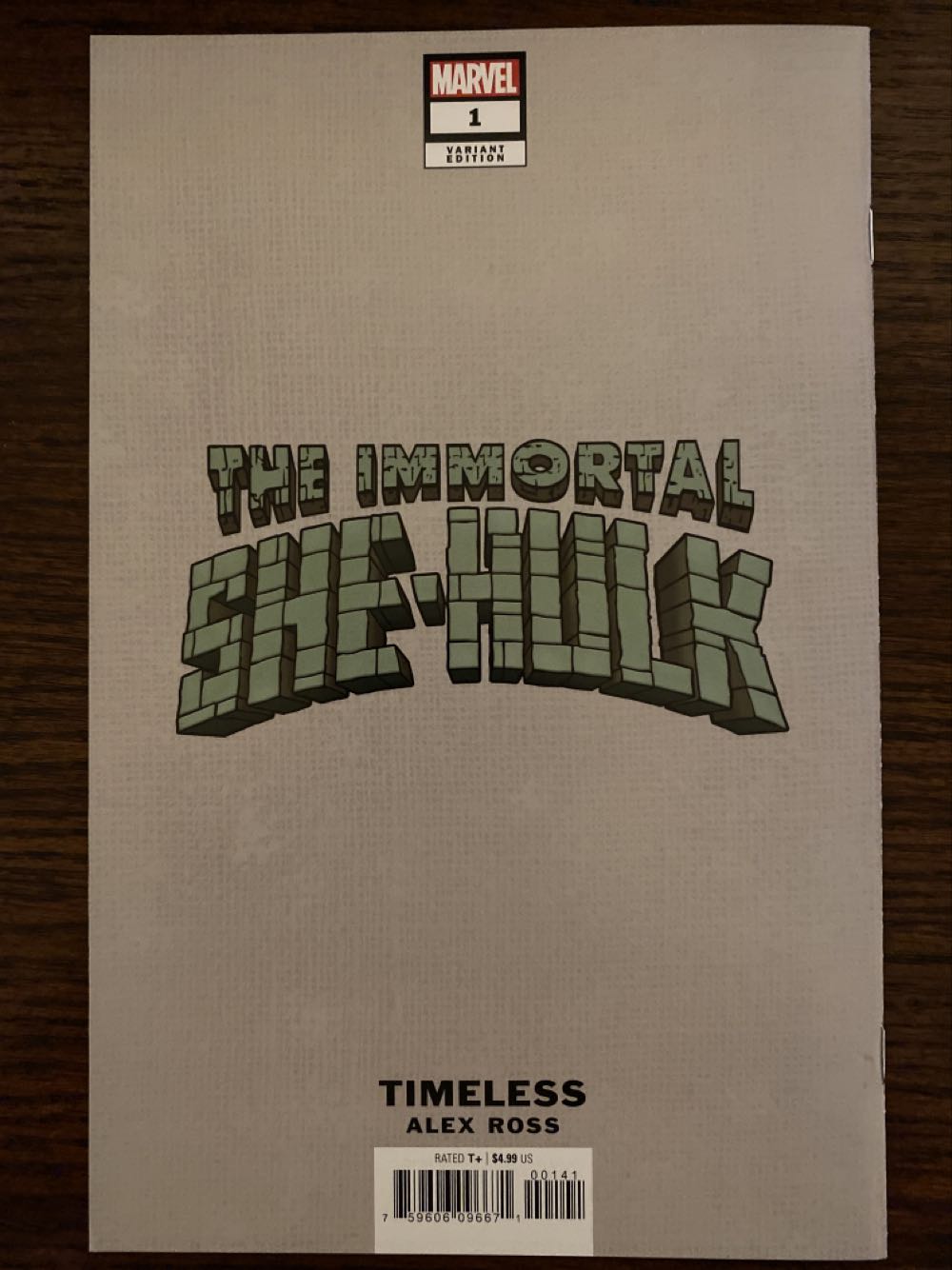 Immortal She-Hulk - Marvel Worldwide, Inc. (1 - Nov 2020) comic book collectible [Barcode 75960609667100141] - Main Image 2