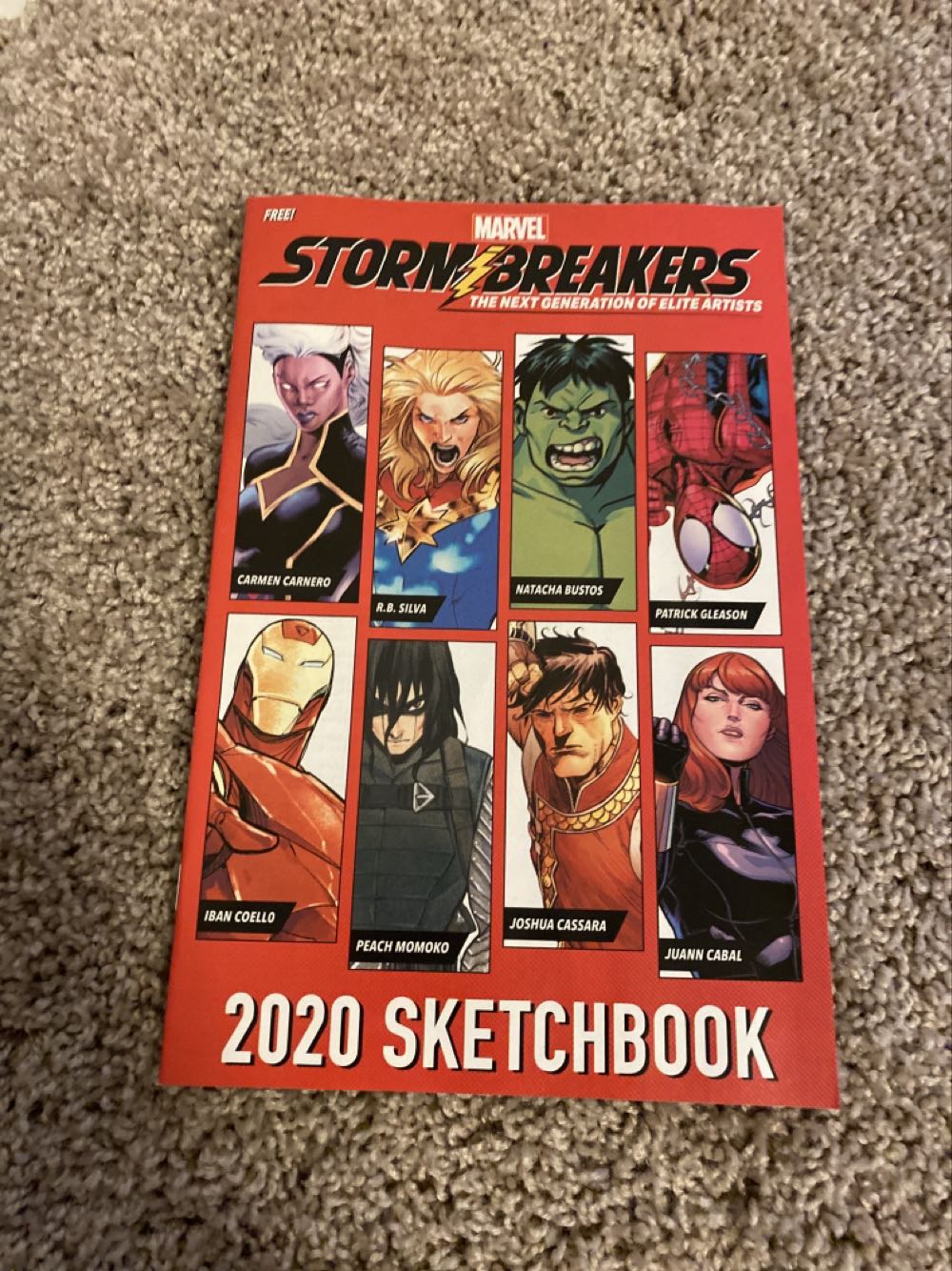 Stormbreakers 2020 Sketchbook #1 - Marvel (1 - Jan 2021) comic book collectible [Barcode 75960608479196511] - Main Image 1