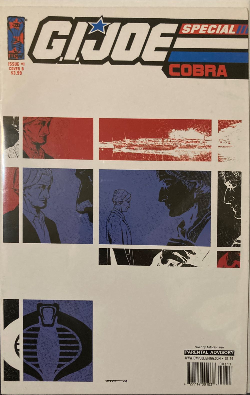 G.I. Joe: Special: Cobra - IDW (1 - Sep 2009) comic book collectible [Barcode 82771400103700111] - Main Image 2