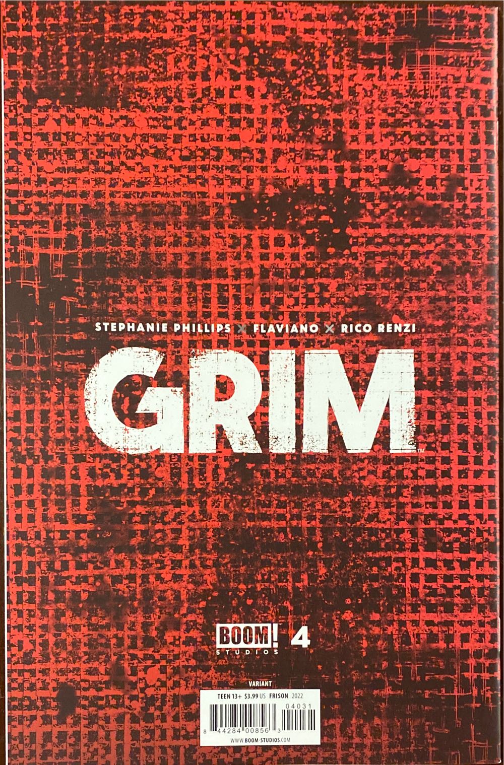Grim - Boom! Studios (4 - Sep 2022) comic book collectible [Barcode 84428400856304031] - Main Image 2