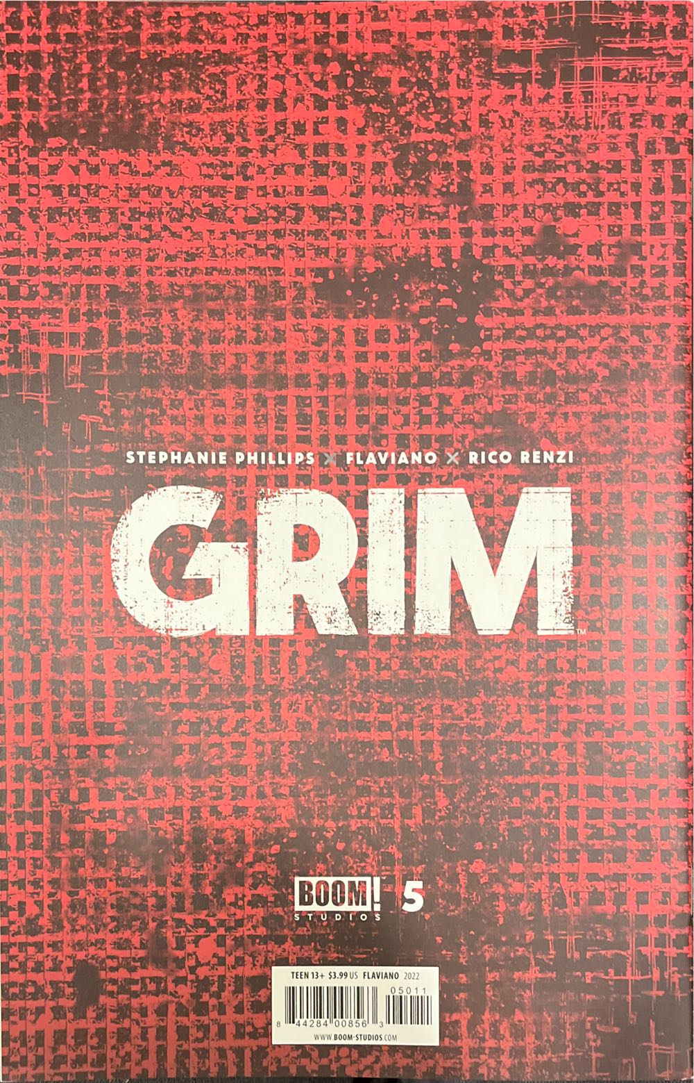 Grim - Boom! Studios (5 - Sep 2022) comic book collectible [Barcode 84428400856305011] - Main Image 2