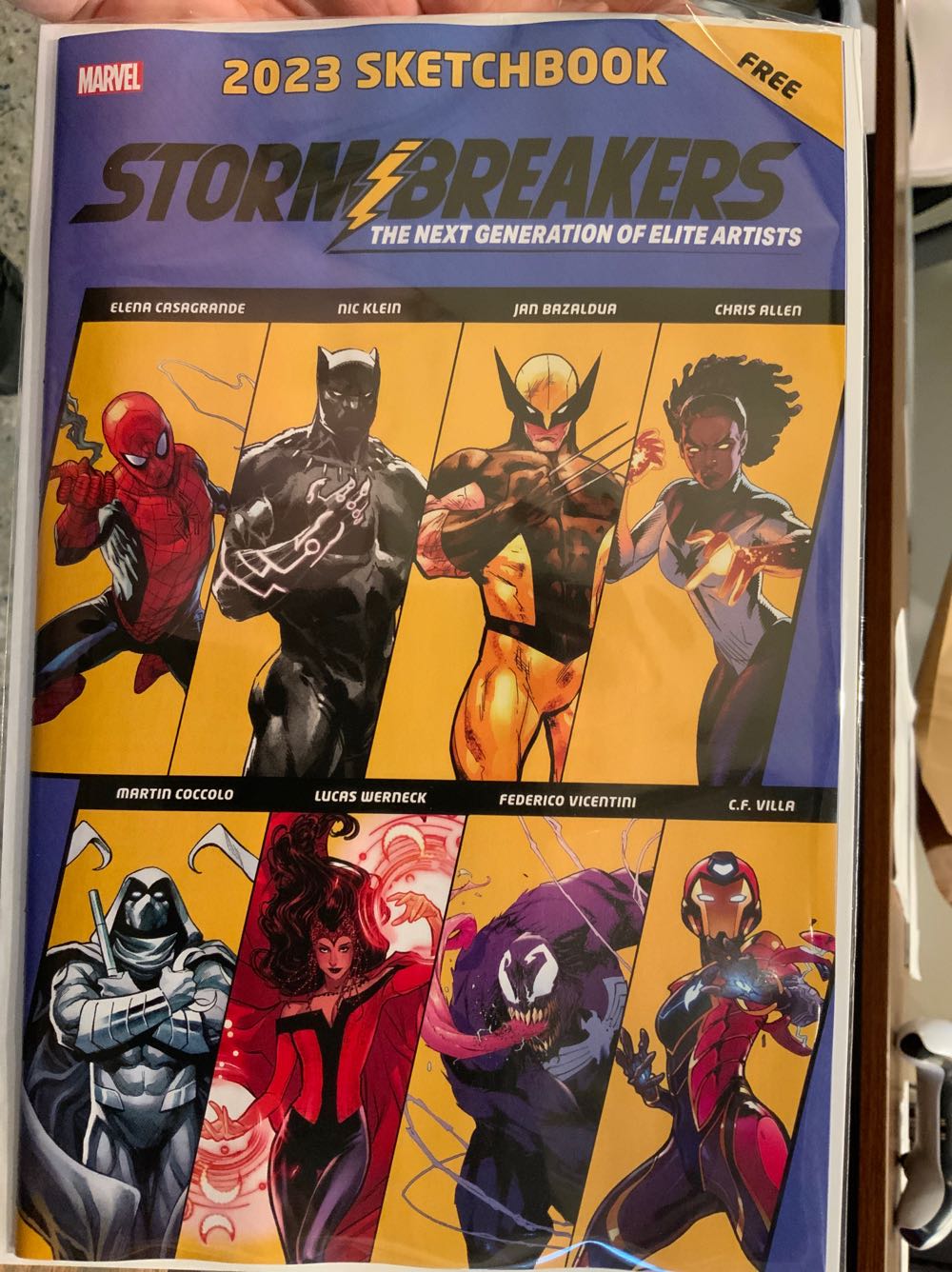 StormBreakers Sketchbook (2023) - Marvel (1 - Apr 2023) comic book collectible [Barcode 15960628479314611] - Main Image 1