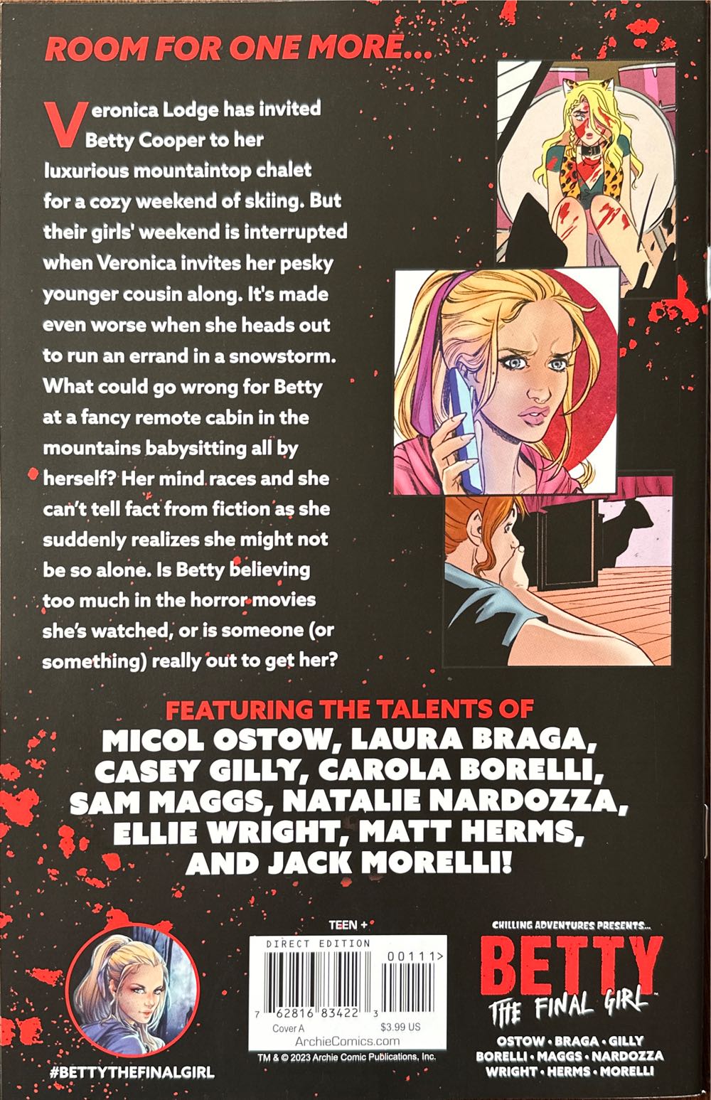 Betty: The Final Girl - Archie Comic Publication, Inc. (1 - Feb 2023) comic book collectible [Barcode 76281683422300111] - Main Image 2