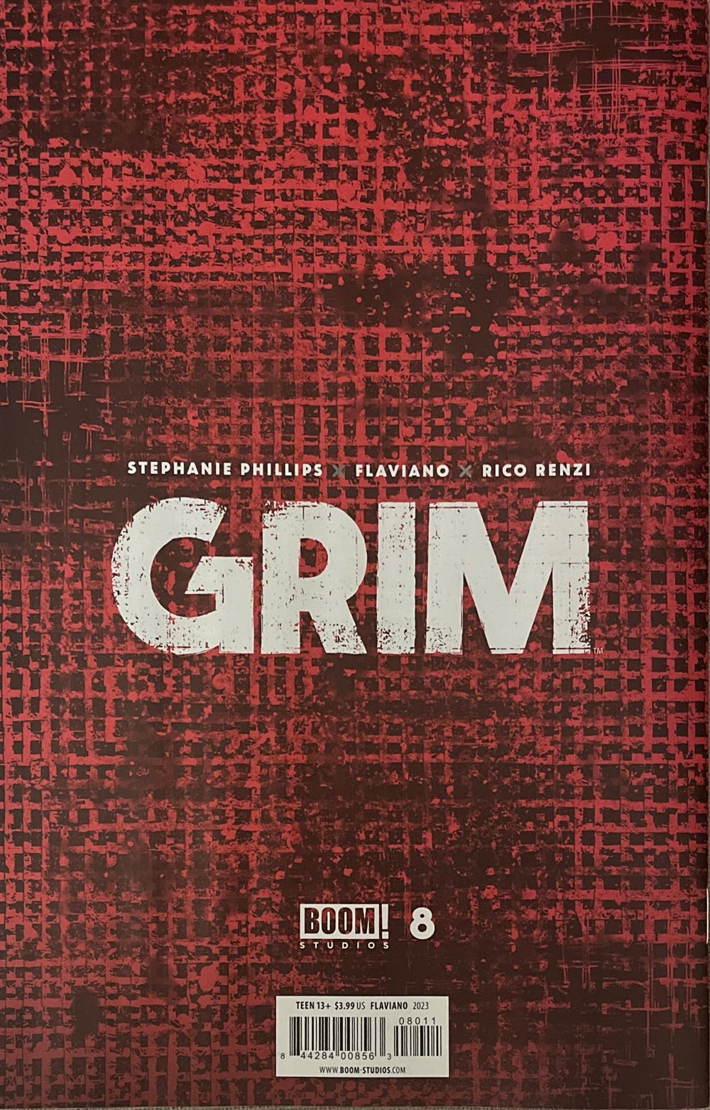 Grim - Boom! Studios (8 - Feb 2023) comic book collectible [Barcode 84428400856308011] - Main Image 2