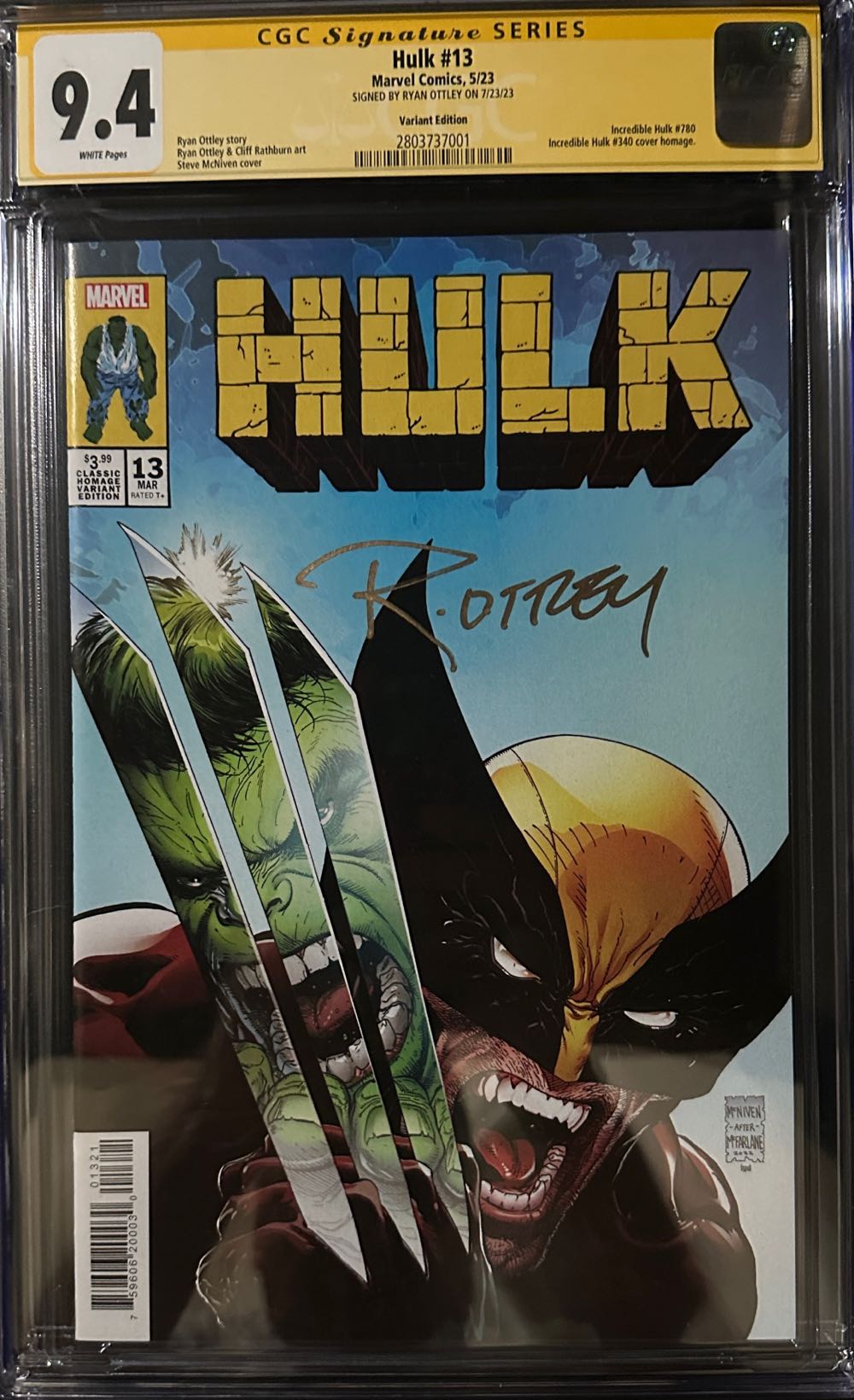 Hulk V5 - Marvel (13 - Mar 2023) comic book collectible [Barcode 75960620003001321] - Main Image 3