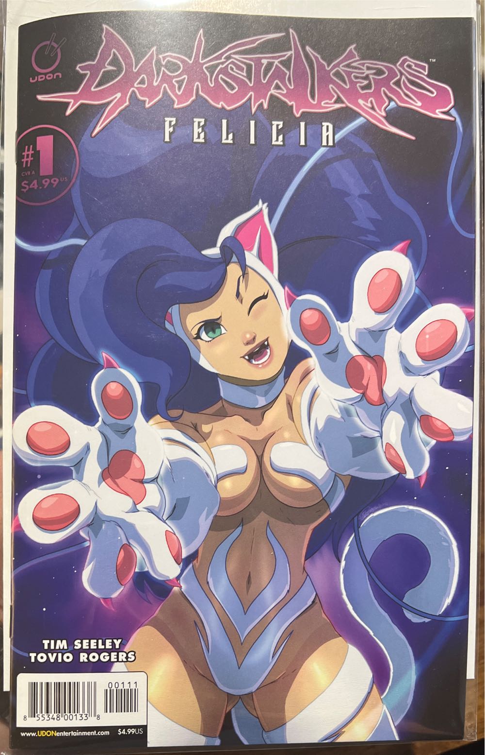 Darkstalkers Felicia - Udon (1 - Apr 2023) comic book collectible [Barcode 85534800133800111] - Main Image 1