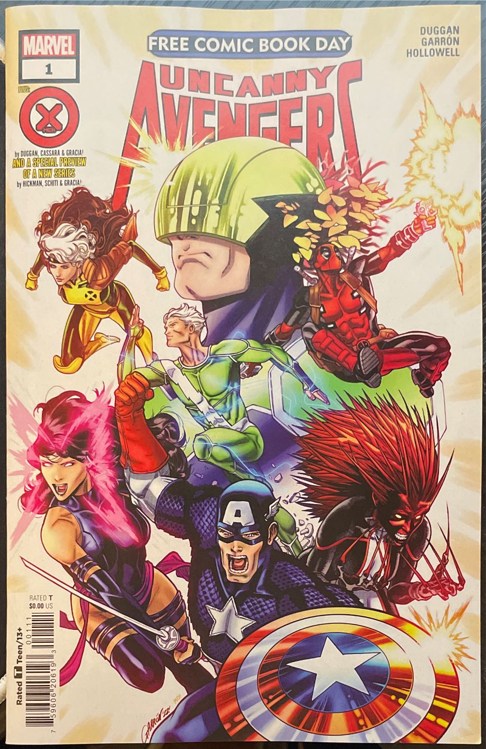 Free Comic Book Day 2023: Avengers/X-Men - Marvel Comics (1 - Jul 2023) comic book collectible [Barcode 75960620619300111] - Main Image 2