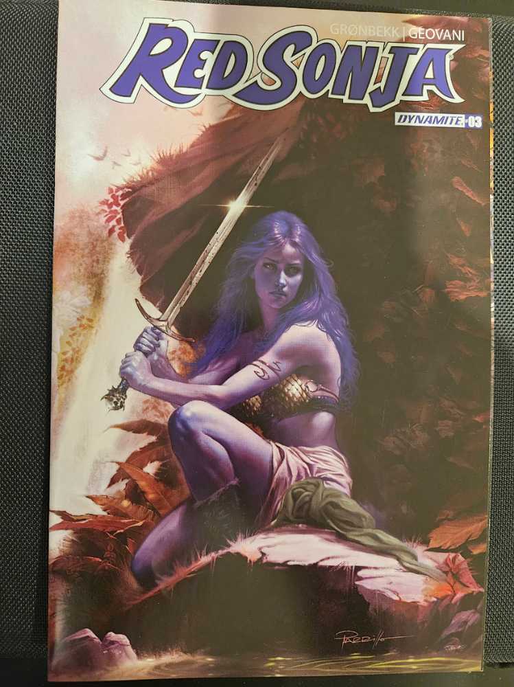 Red Sonja #3 V Parrillo Ultraviolet