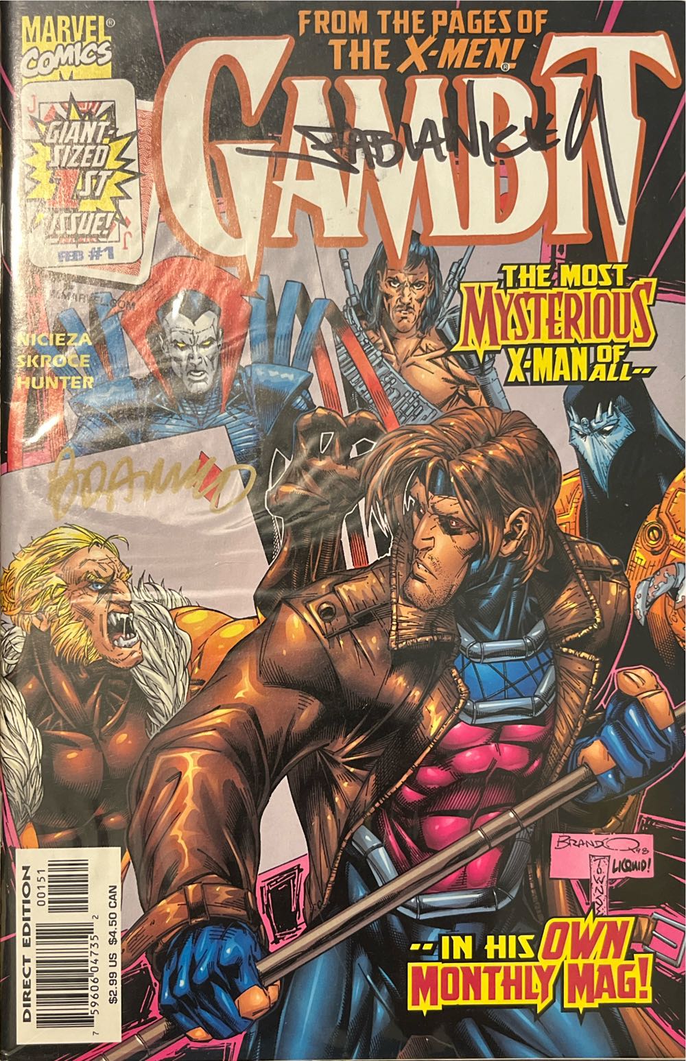 Gambit - Marvel (1 - Feb 1999) comic book collectible [Barcode 75960604735200151] - Main Image 2