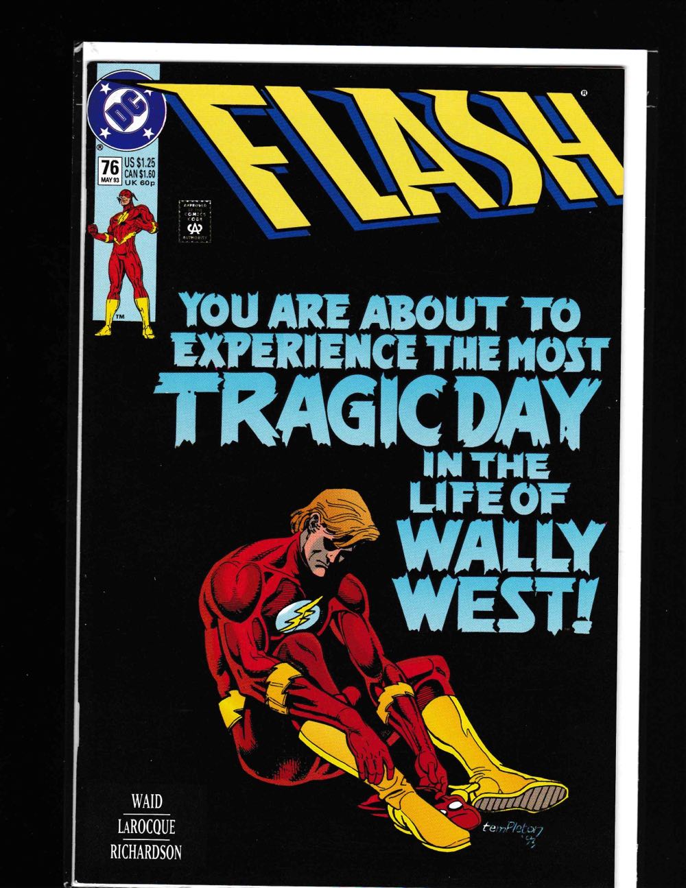 Flash - DC Comics (76 - May 1993) comic book collectible [Barcode 076] - Main Image 2