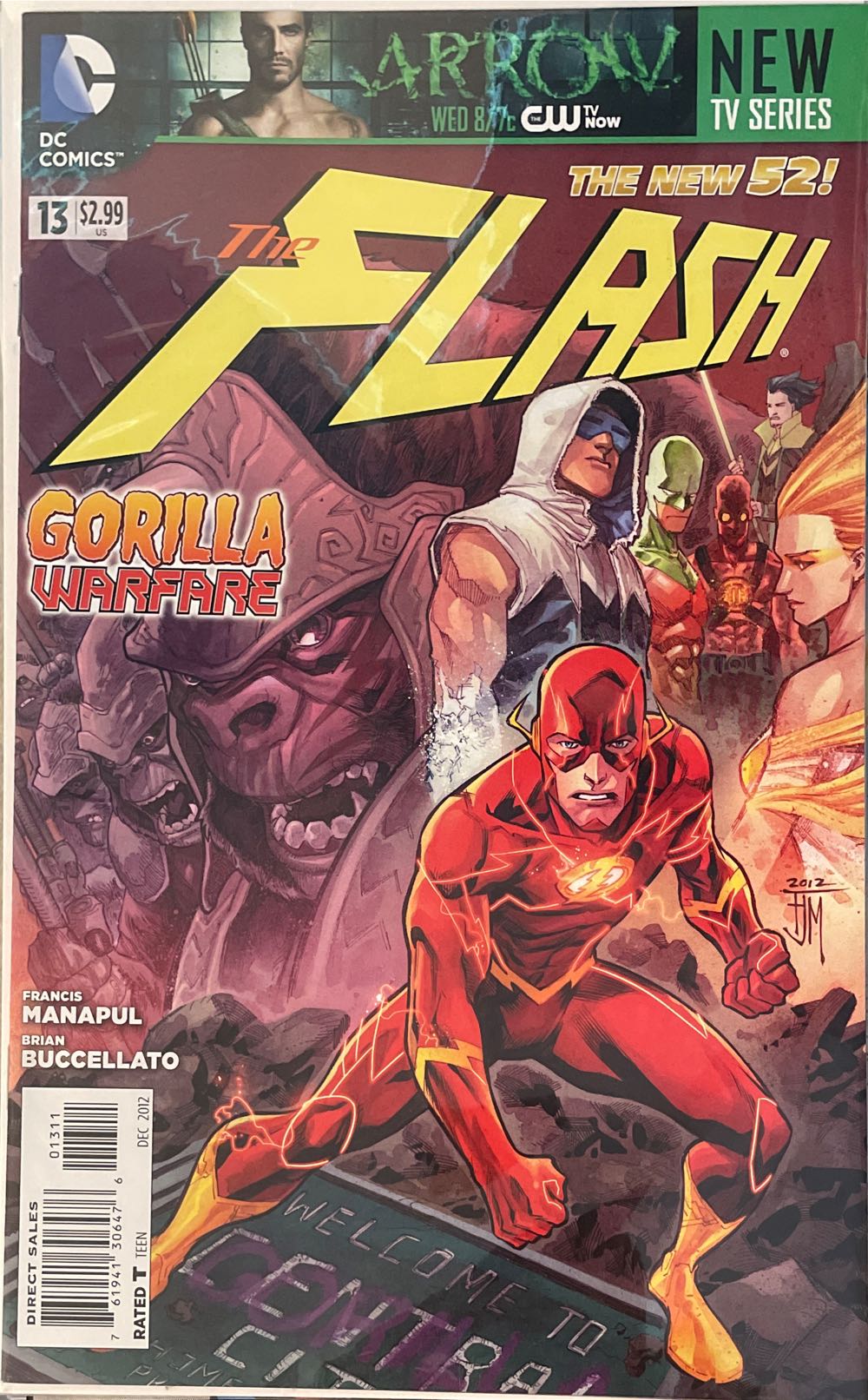 The Flash New 52 - DC Comics (13 - Dec 2012) comic book collectible [Barcode 76194130647601311] - Main Image 2