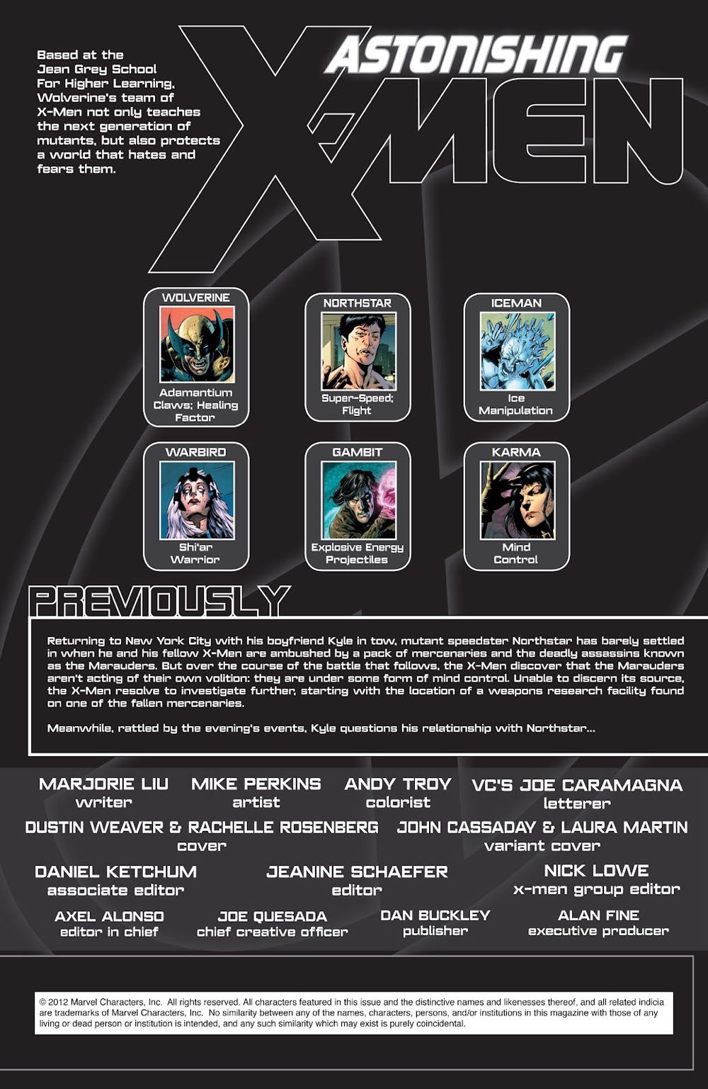 Astonishing X-Men Vol. 3 - Marvel Comics (50 - Jul 2012) comic book collectible [Barcode 759606041992] - Main Image 2