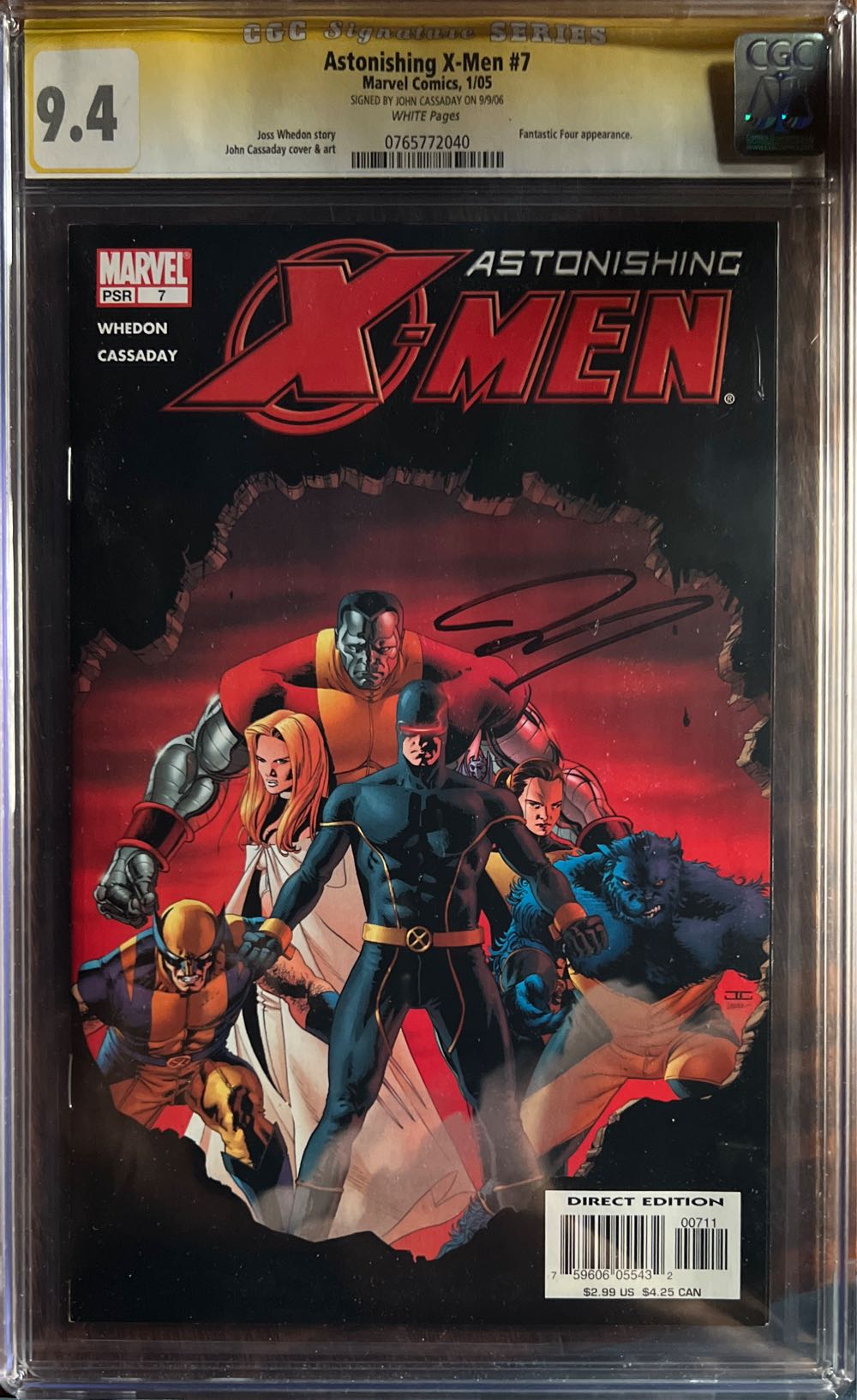 Astonishing X-Men - Marvel (7 - Jan 2005) comic book collectible [Barcode 75960605543200711] - Main Image 2