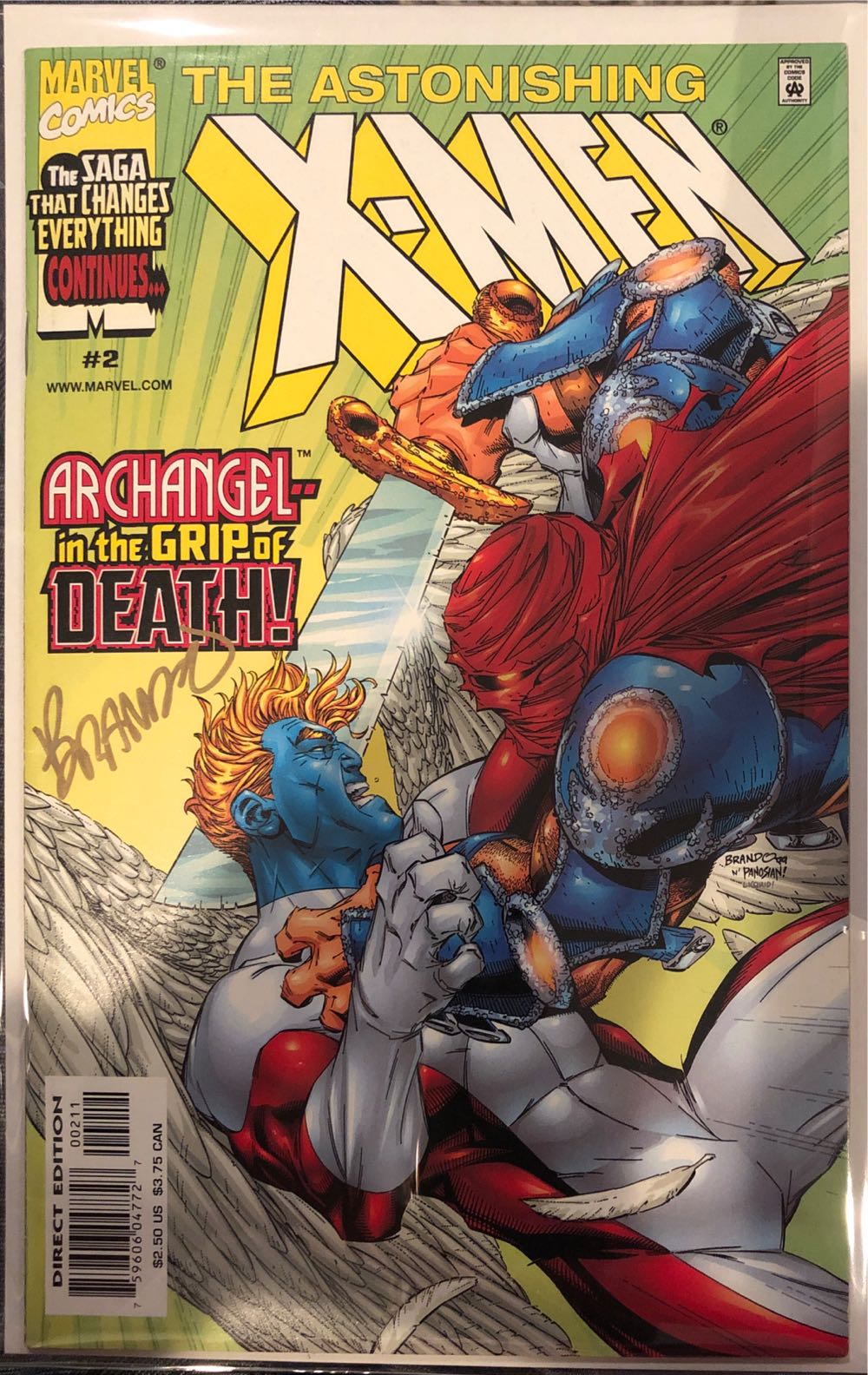 Astonishing X-Men (1999) - Marvel Comics (2 - Oct 1999) comic book collectible [Barcode 75960604772700211] - Main Image 2