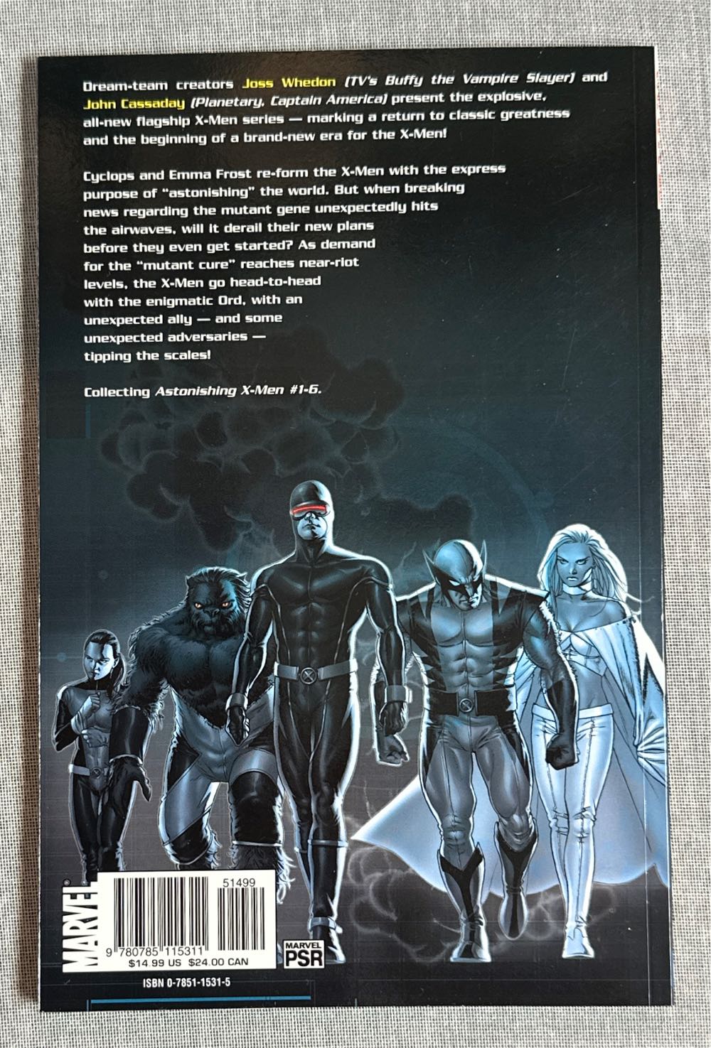 Astonishing X-Men, Vol. 1: Gifted - Marvel Comics (1 - May 2006) comic book collectible [Barcode 978078511531151499] - Main Image 2