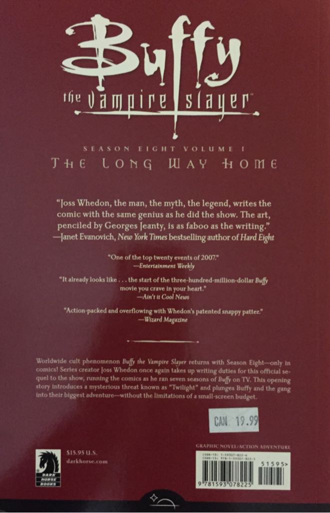 Buffy The Vampire Slayer Season 8 - Dark Horse (1-5 - Nov 2007) comic book collectible [Barcode 978159307822551595] - Main Image 2