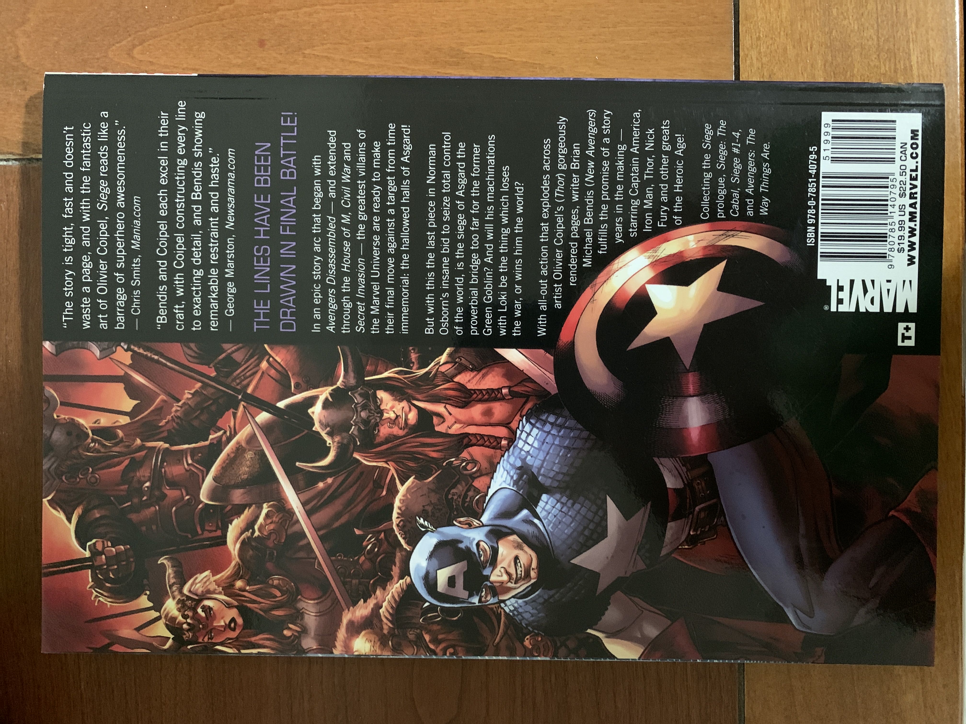 Siege (Vol. 1) - Marvel Comics (1-4 - Nov 2010) comic book collectible [Barcode 978078514079551999] - Main Image 2