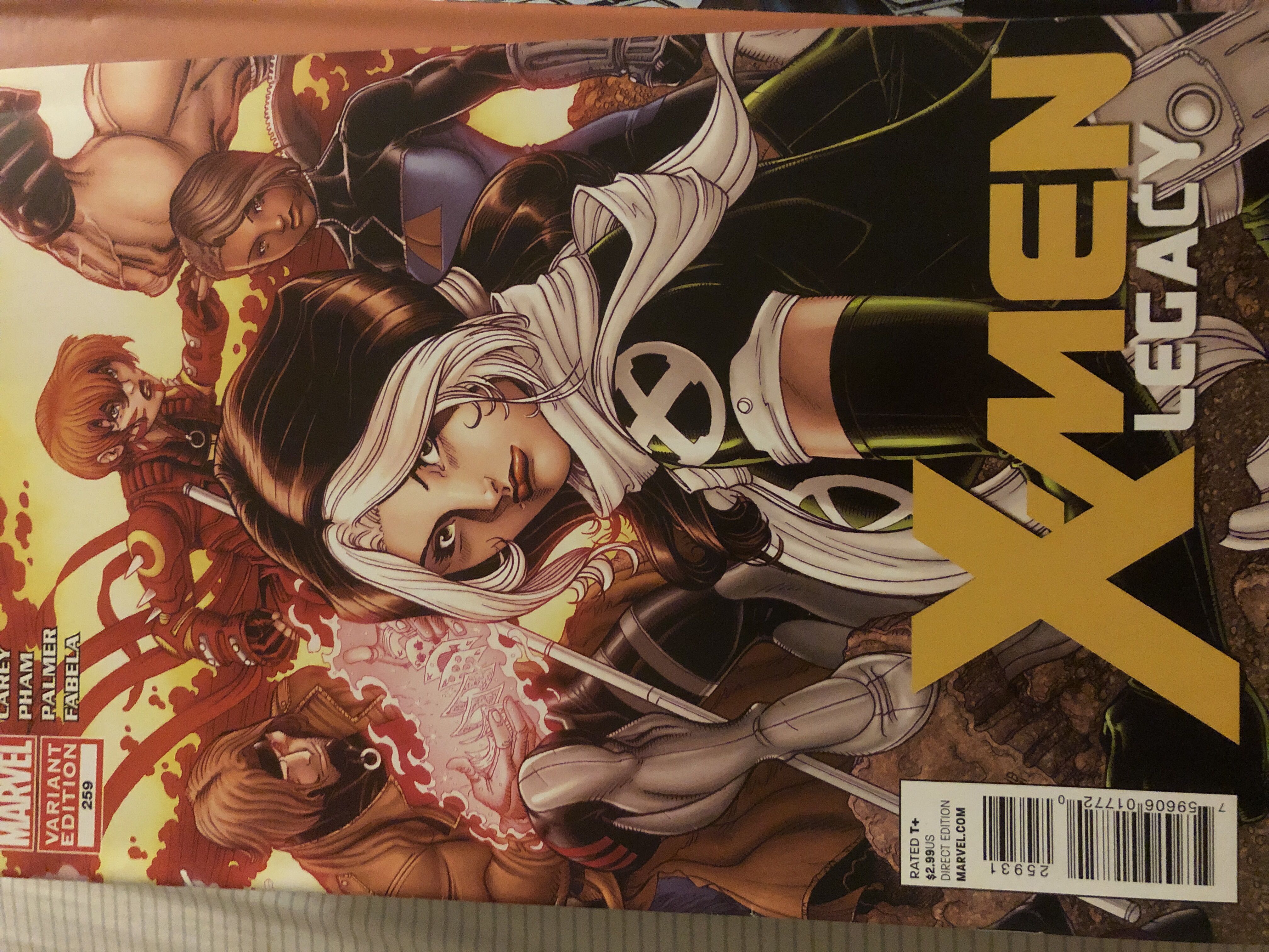 X-Men Legacy - Marvel (259 - Jan 2012) comic book collectible [Barcode 759606017720] - Main Image 2