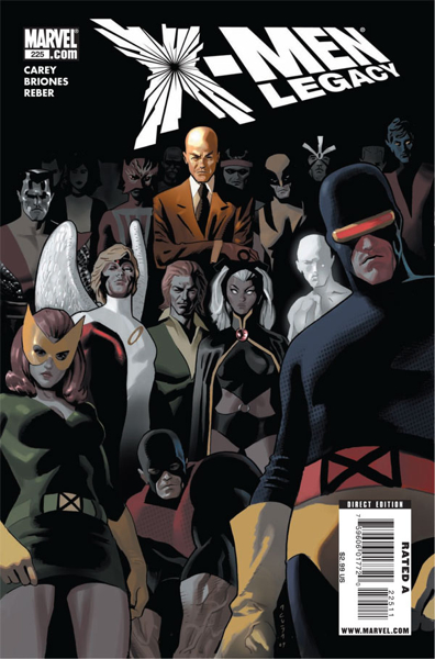X-Men Legacy - Dan Buckley (225 - Aug 2009) comic book collectible [Barcode 9780785156352] - Main Image 1
