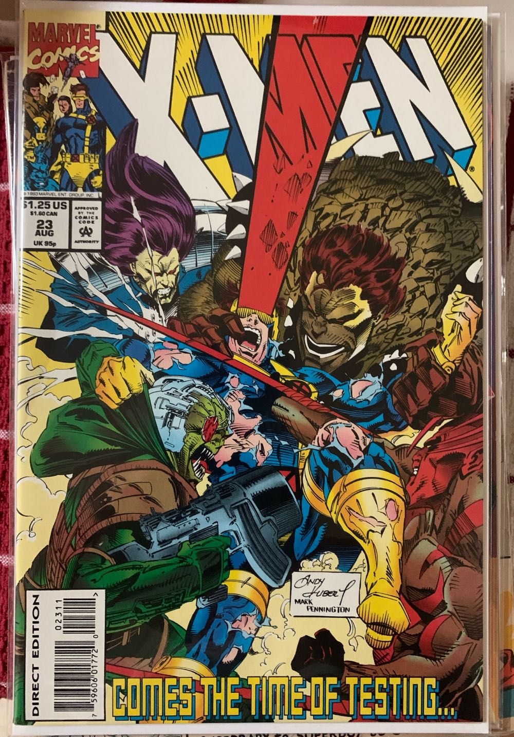 X-Men Vol. 2 - Marvel (23 - Aug 1993) comic book collectible [Barcode 759606017720] - Main Image 2