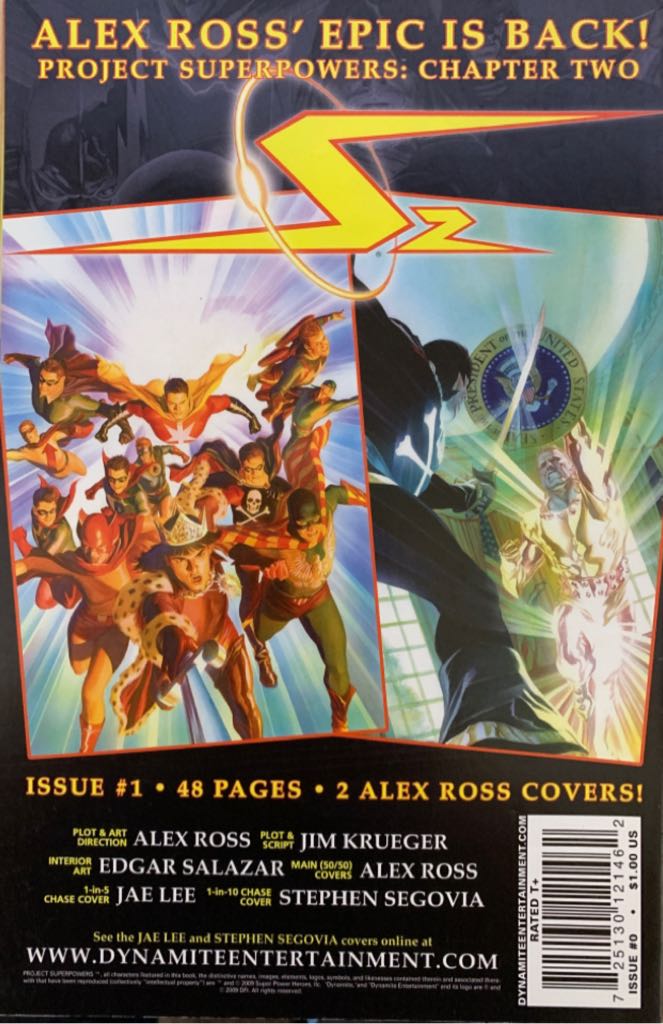 Project Superpowers: Chapter Two - Dynamite (0 - Jan 2009) comic book collectible [Barcode 725130121462] - Main Image 2